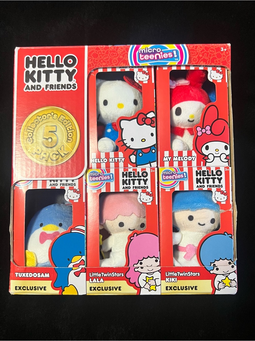 Hello Kitty 5-Pack Micro Teenies , BNIB - Picture 1 of 6